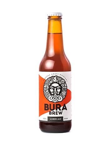 Bura Brew Amber Ale 5,8% Vol. 24 x 33cl EW Flasche Kroatien