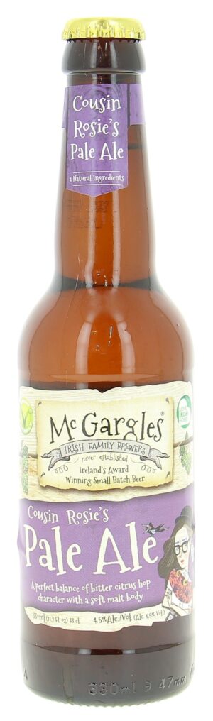 Mc Gargles Cousin Rosie's Pale Ale 4,5% Vol. 24 x 33 cl Ireland