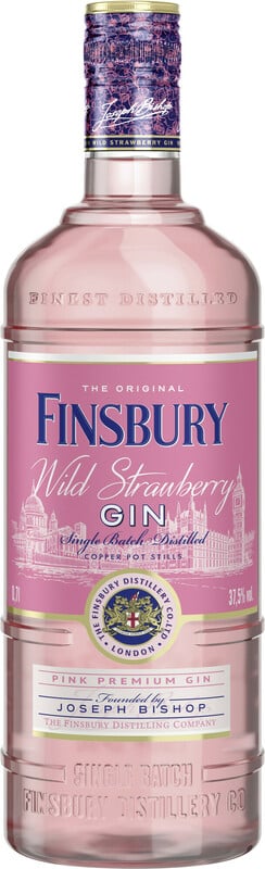 Gin Finsbury Wild Strawberry Pink 37.5% Vol. 70 cl