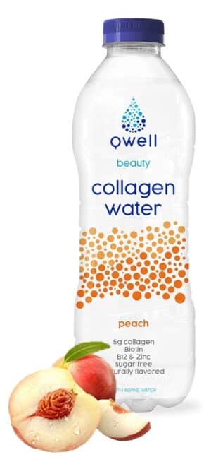 Qwell (Collagen Water) Beauty Peach 12 x 50cl PET