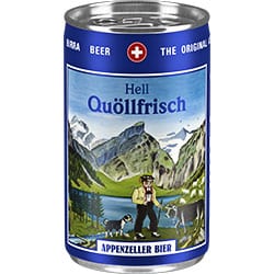 Appenzeller Quöllfrisch Hell 4,8% Vol. 24 x 15cl Dose