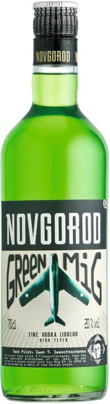 Vodka Novgorod Green MIG 20% Vol. 70cl Russland