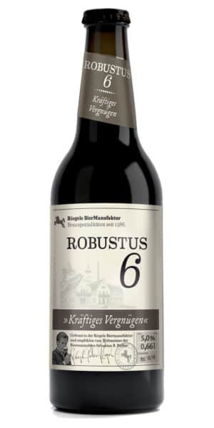 Riegele Robustus 6, 5.0% Vol. 8 x 33cl EW Flasche Deutschland